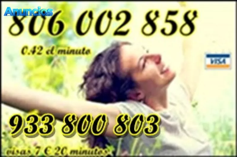 Oferta Tarot  visas 9 euros 35 minutos 932-933-512 y 806 131 072