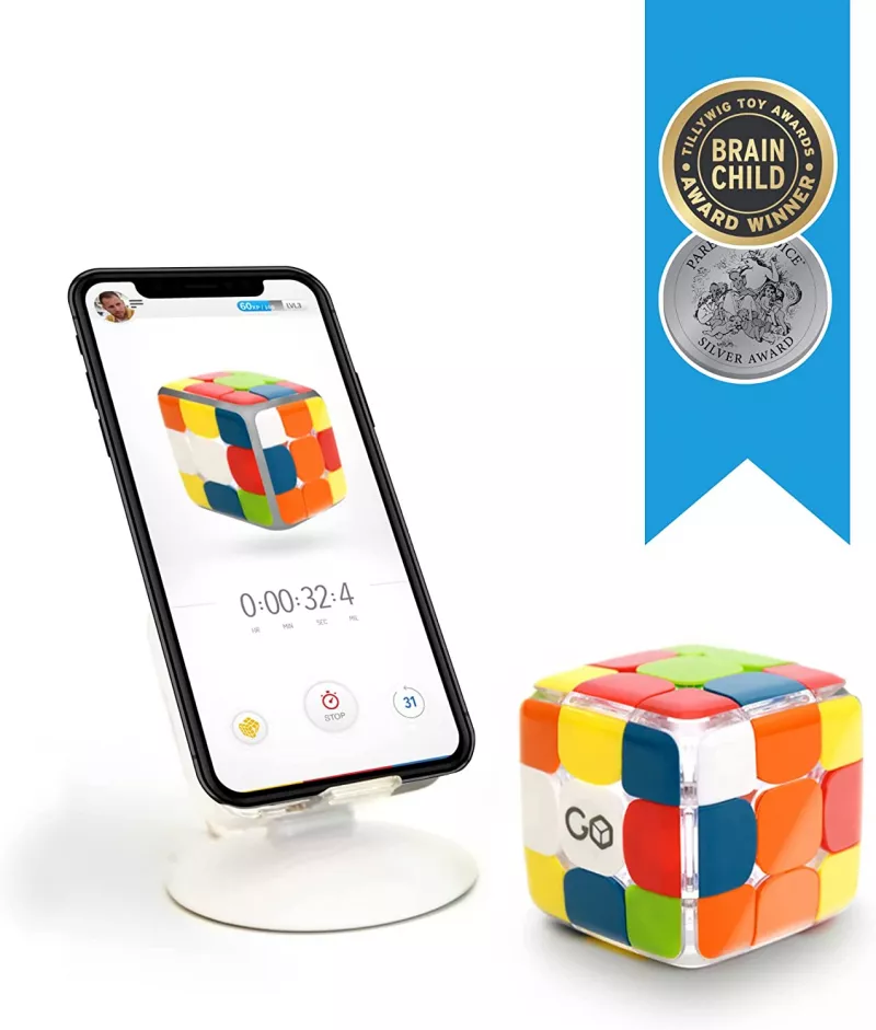 GoCube es un cubo de Rubik inteligente y conectado.