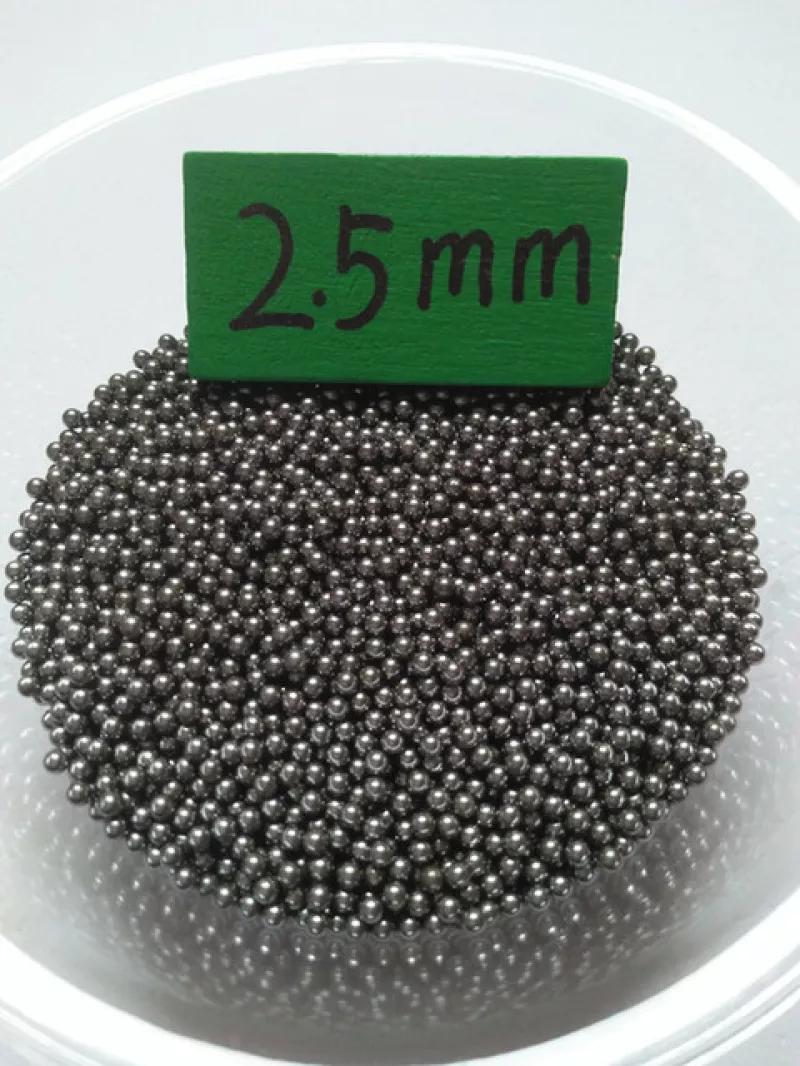 Bolas de Acero De precisión Cojinete de bolas de acero G10 Caza Tirachinas 3000 cantidad 2,5mm/0.098