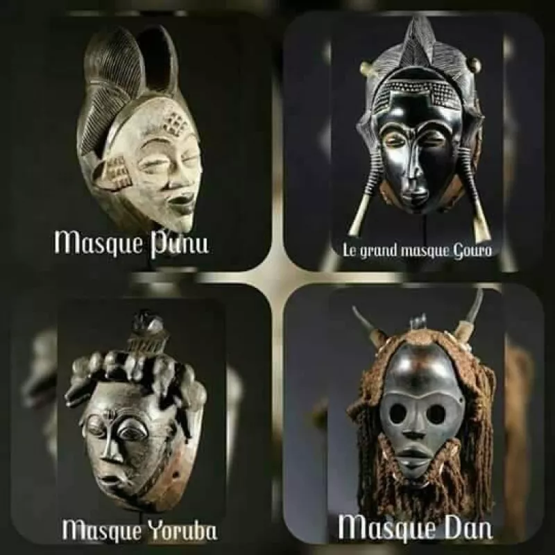 Objetos de arte africano antiguo, / Arte africano subsahariano antiguo