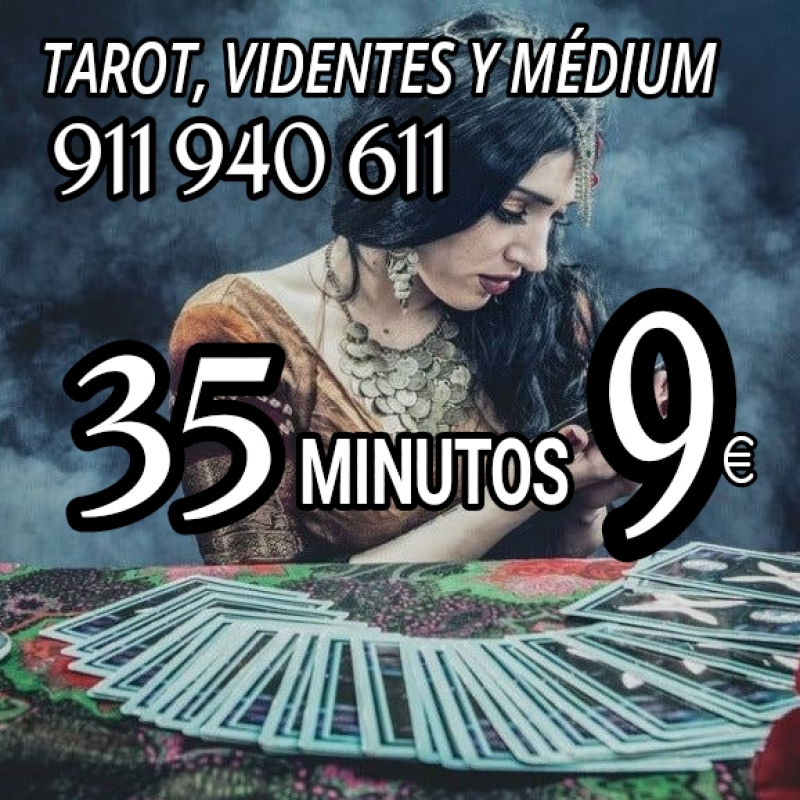 Tarot y videncia 35 minutos 9 euros 