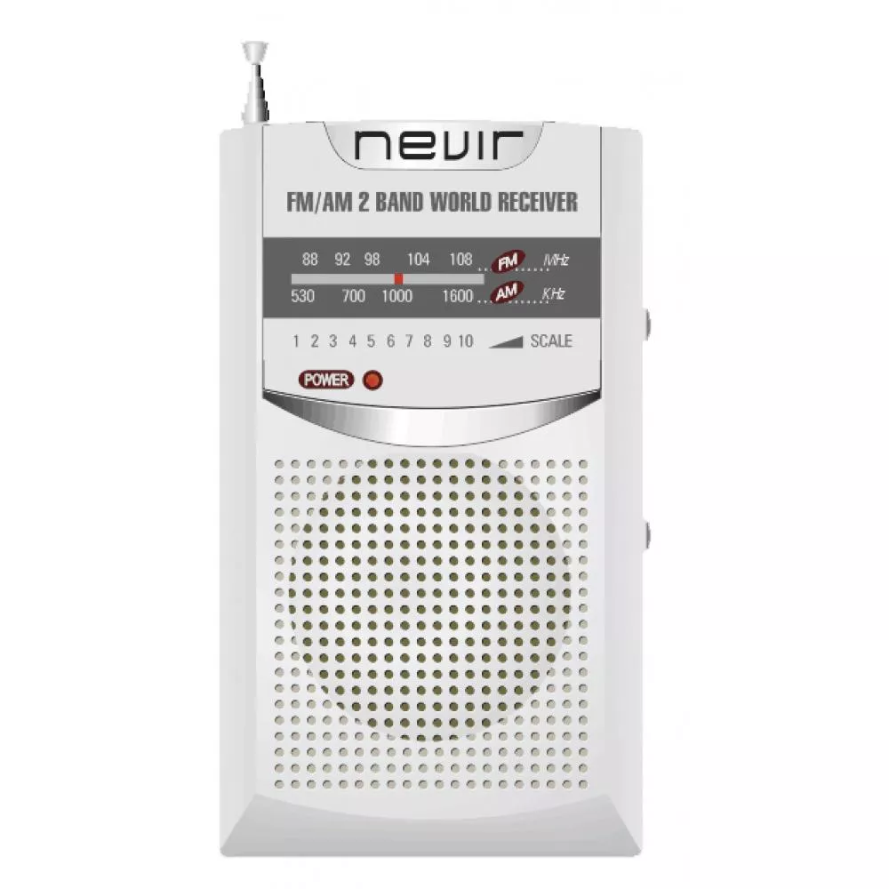 NVR-136 radio Personal Analógica Negro