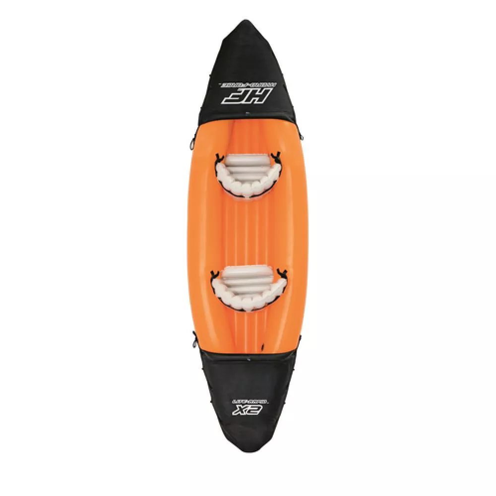 Bestway 65077 -  kayak hinchable hydro - force lite - rapid con remos 2 personas 321 x 88 x 44 cm