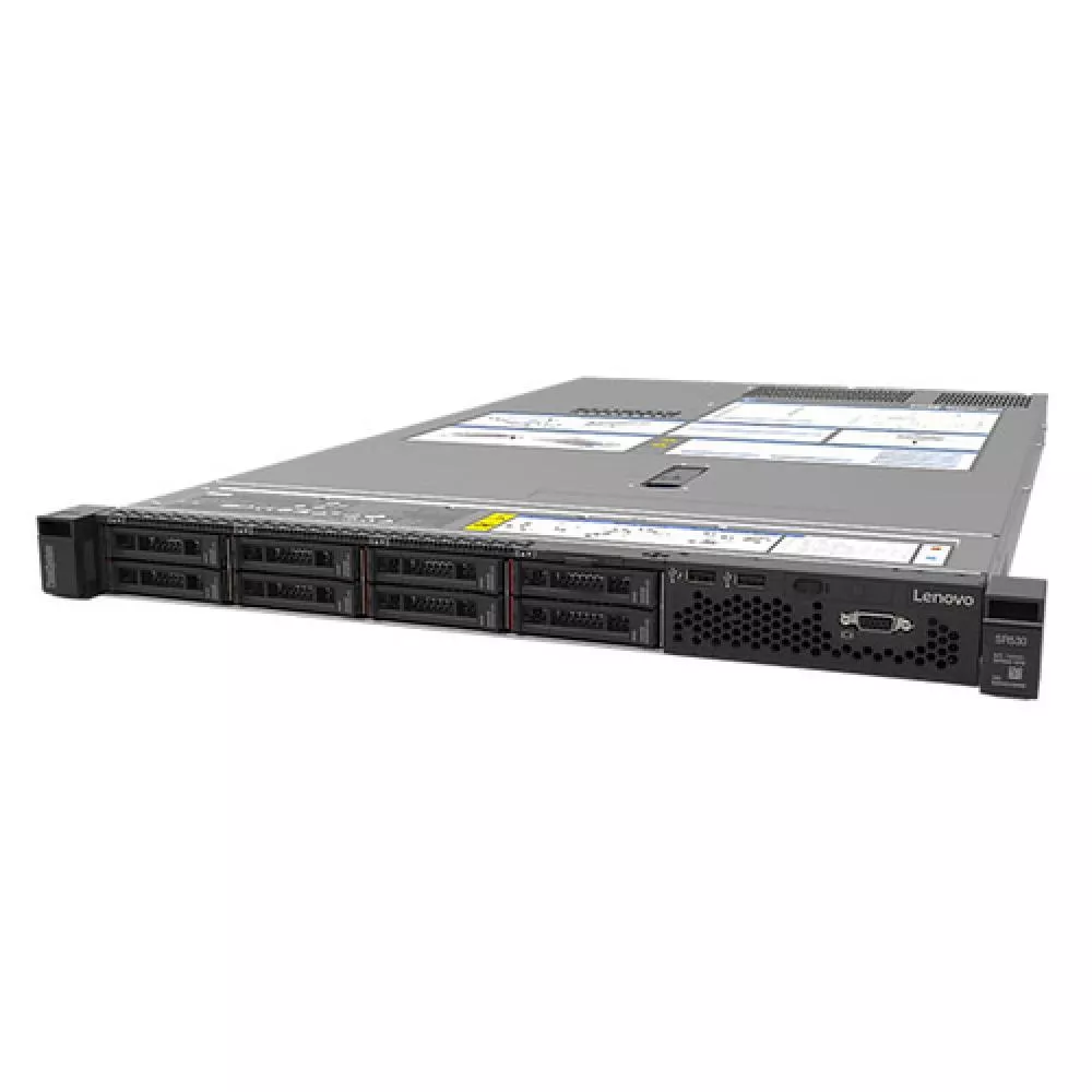 Lenovo ThinkSystem SR530 servidor 122,88 TB 2,4 GHz 16 GB Bastidor (1U) Intel® Xeon® Silver 750 W DD