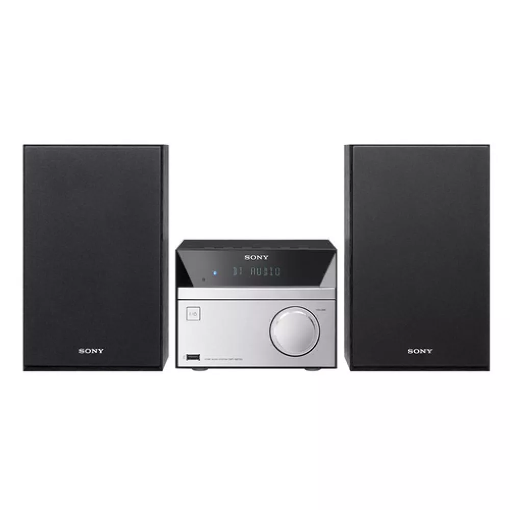 Sony CMTSBT20 sistema de audio para el hogar Microcadena de música para uso doméstico Negro, Plata 1