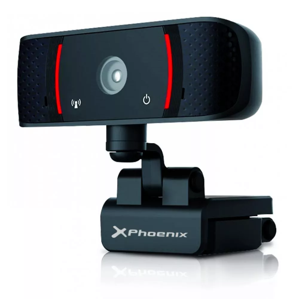 Webcam camara web usb phoenix govision full hd 1920x1080 30fps enfoque automatico rotativa 360º micr