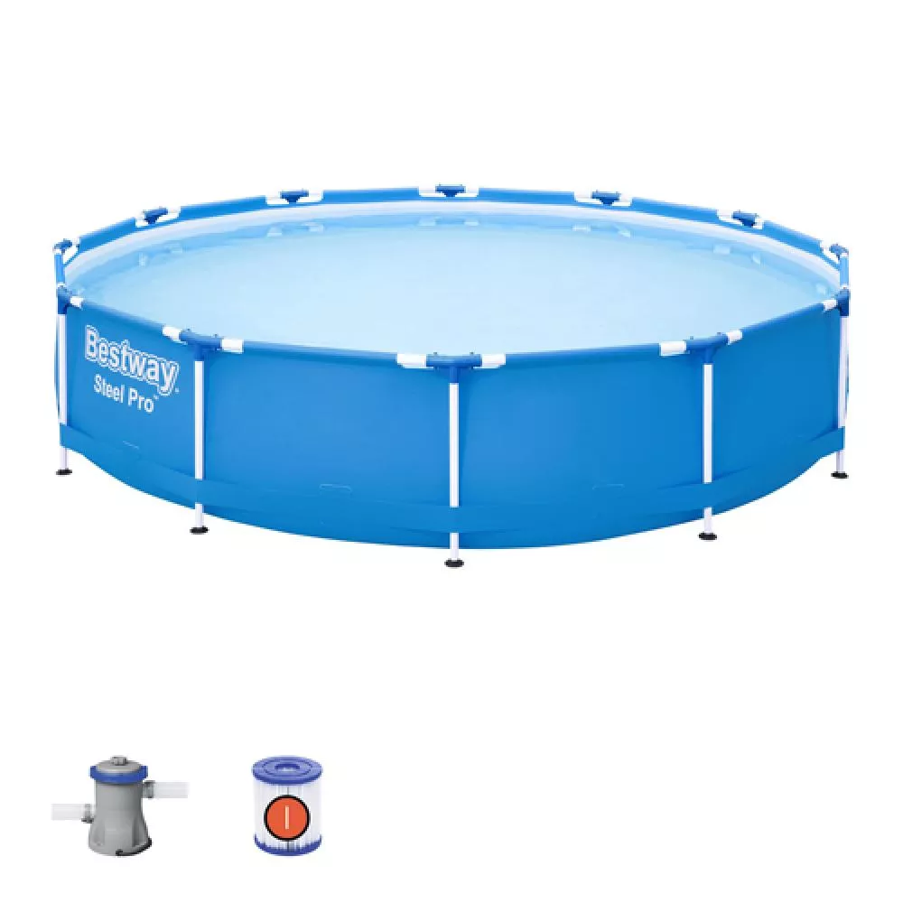 Bestway 56681 -  steel pro piscina redonda azul ø 366 x 76 cm
